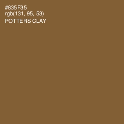 #835F35 - Potters Clay Color Image